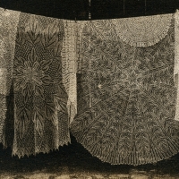 Solarplate intaglio Lace Tablecloths