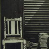 Encaustic print Outback Chair