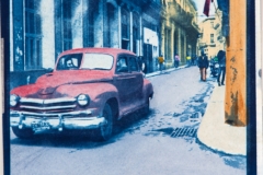 Cyanotype with acrylics Cuba - BDM483