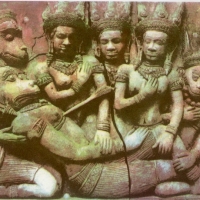 Temperaprint Diane Maoloney Death of the Monkey King