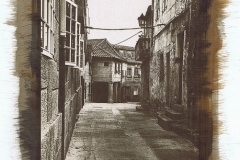 Gum bichromate Street in Pontevedra