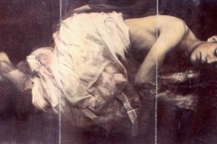 Handcoloured photograph Suspend
