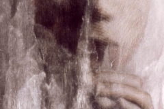 Handcoloured photograph Youth with veil