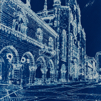 Cyanotype-Como-Cathedral-Stil