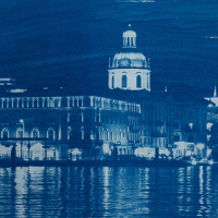 Cyanotype-Como-Nightview
