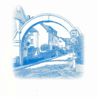 Cyanotypie-Street-with-Arche