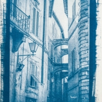 Cyanotype Tuscany street I