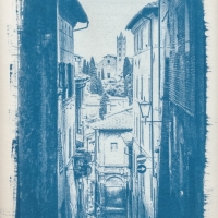 Cyanotype Tuscany street III