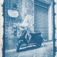 Cyanotype Vespa