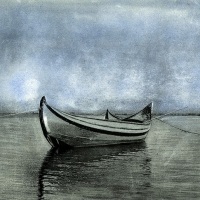 Bromoil-Boat-at-Aveiro-Bay