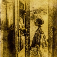 Bromoil-The-girl-and-the-doll
