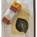 Beech, common (Fagus sylvatica) and Paprika, common (Capsicum annuum) for anthotype