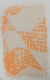 Red pepper (Capsicum annuum) anthotype by Elizabeth Lee