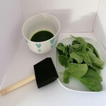 Spinach (Spinacia Oleraceae) anthotype by Michelle Dobre