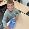 Students at Elk Elementary School made cyanotypes for this year's World Cyanotype Day
