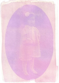 Azalea (Rhododendron simsii) anthotype by Viviane Piccoli