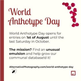 Take part in World Anthotype Day 2026 and your work will be shown here